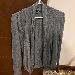 Express Gray Cardigan